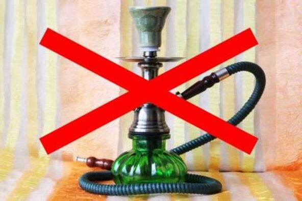 refusal of the hookah the day before the test