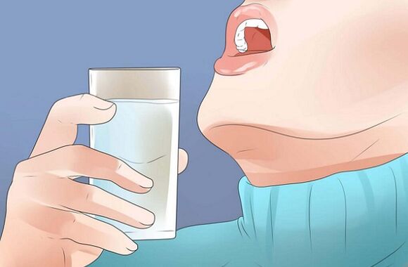 Rinsing the mouth with saline reduces the urge to smoke